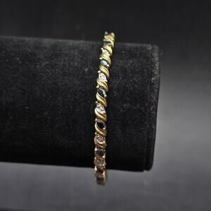 Ross Simons Blue Sapphire Sterling Silver Bracelet 925